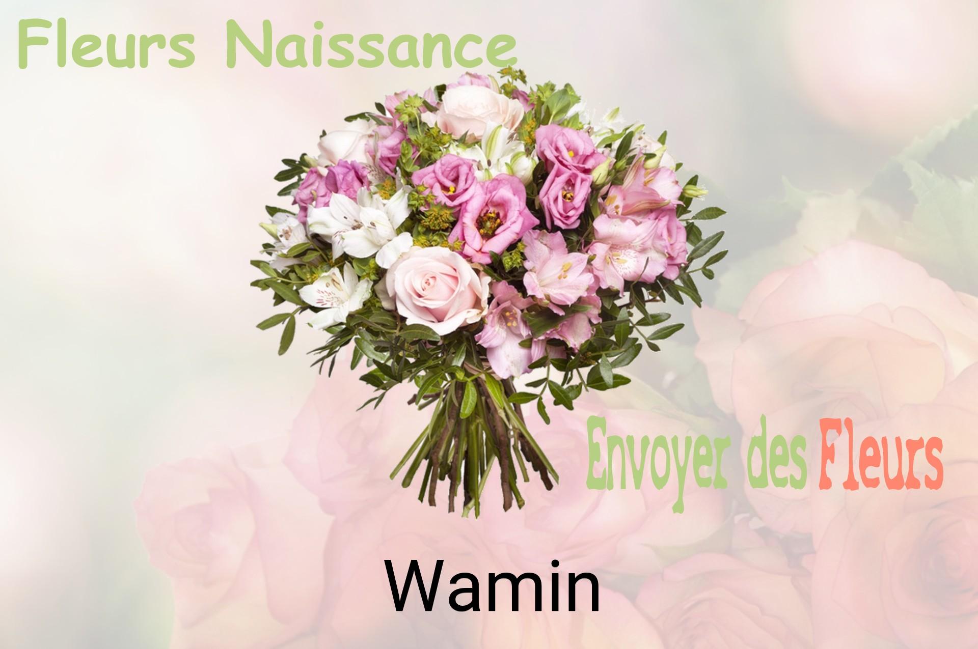 Bouquet de fleurs de naissance livré à Wamin